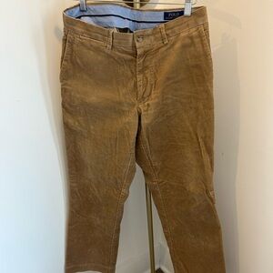 Polo by Ralph Lauren Tan Corduroy Pants Straight Leg